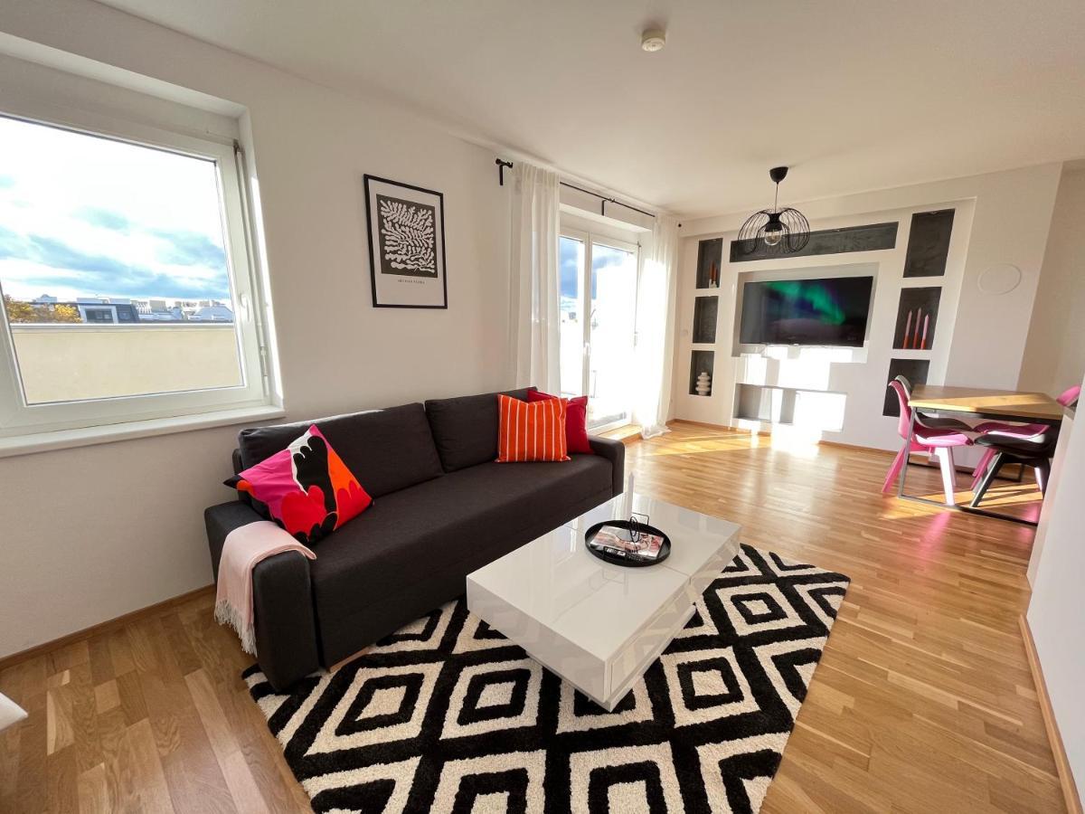 Penthouse Near Central Station With Free Parking Wien Ngoại thất bức ảnh